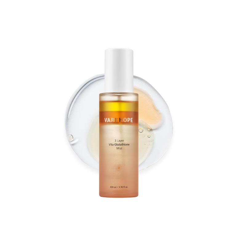 【KS ミスト】VARIHOPE ３レイヤー　ビタ　グルタチオン　ミスト100ml　BOX10