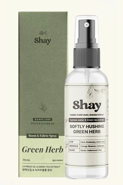 【KS フレグランス】Shayルーム＆ファブリックスプレー Green Herb 70ml　BOX17